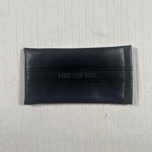 ORIGINAL CHRISTIAN DIOR SUNGLASSES EYEGLASSES BLACK LEATHER POUCH